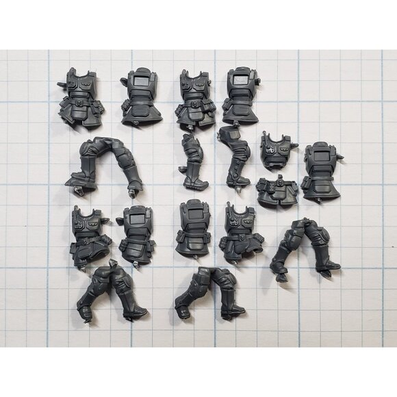 Warhammer 40k Kill Team Bits Cadian Kasrkin Trooper Torso Legs x5 Set - Picture 5 of 8